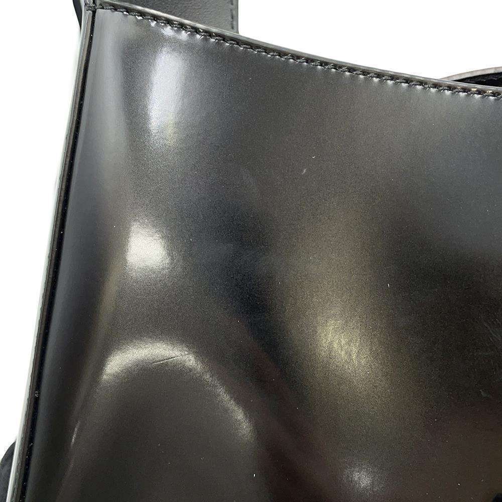Saint Laurent Paris Shoulder Bag LE Hobo Patent Vernis Leather Black - Picture 7 of 12